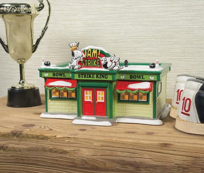 Department 56 Peanuts Village Bowling Alley Lit Building - 5.39 Inch, Colorful Decor