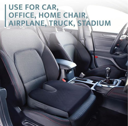 Kölbs Car Seat Cushion - Wedge Cushion for Coccyx Pain Relief | Stylish Jacquard Cover