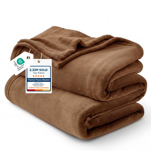 Bedsure GentleSoft Orange Fleece Blankets King Size - Bed Blanket Soft Lightweight Plush Cozy Fuzzy Luxury Microfiber, 108x90 inches