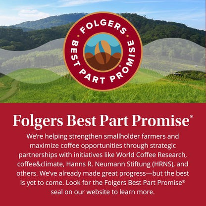Folgers Breakfast Blend Coffee, Mild Roast, Keurig K-Cup Pods, 10 Count (Pack of 6)