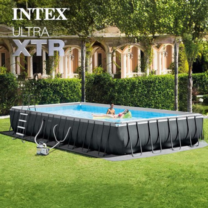 Intex Ultra XTR Rectangular Above Ground Pool Set - 32 ft x 16 ft, 52 in Deep with Sand Filter Pump & Accessories