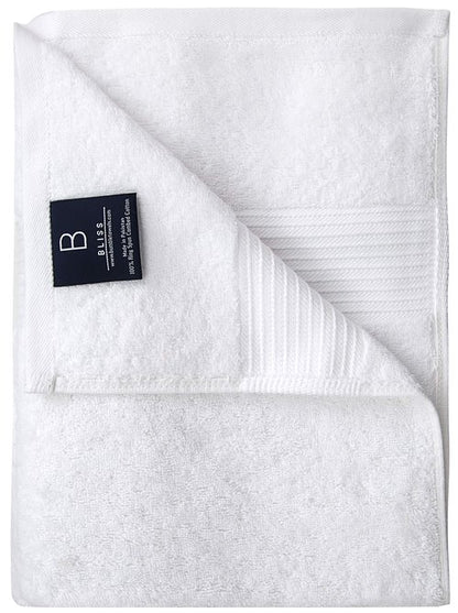 Luxury Oversized Bath Towels | 650 GSM, 34" x 56" | Hotel Quality, Soft & Highly Absorbent | Quick Dry, Thick, Combed Cotton Bathroom Towels | White - 4 Pack