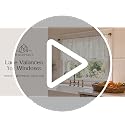 White Gingham Floral Lace Sheer Valance for Windows 52x18 - Light Filtering