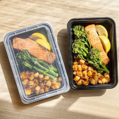 Igluu Meal Prep Containers - Reusable 10-Pack | Stackable, Microwave & Dishwasher Safe - 28oz, BPA-Free