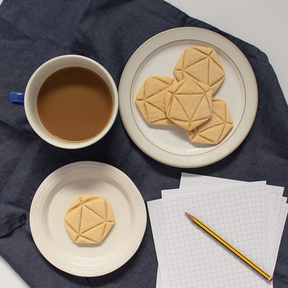 Icosahedron Cookie Cutter, 6.5x7.4 cm – 5 mm Dough Thickness, Bakerlogy