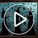 Halloween Window Clings Decor - Large Witch Silhouettes for Glass Windows, Indoor & Outdoor Party Decorations