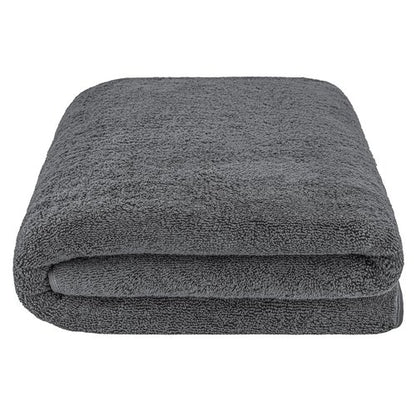 American Soft Linen 100% Cotton 600 GSM Turkish 40x80 Oversized Bath Towel Sheet, Extra Large Adult Towels for Bathroom, Dark Gray Bath Sheet