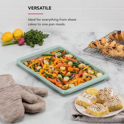 KitchenAid Nonstick Aluminized Steel Baking Sheet - 10x15in, Stylish Pistachio Color