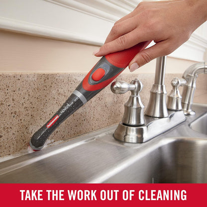 Rubbermaid Reveal Power Scrubber - Cordless Electric Scrub Brush for Home, Kitchen & Bathroom Cleaning