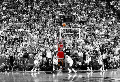 Michael Jordan Large Sports Poster - Unframed Canvas Wall Art Decor (24"x32") for Bedroom & Gym