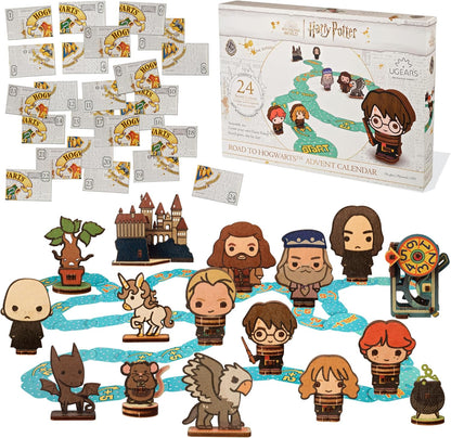 UGEARS Harry Potter Advent Calendar 2025 - 3D Wooden Puzzles with 16 Figurines & 24 Secret Envelopes