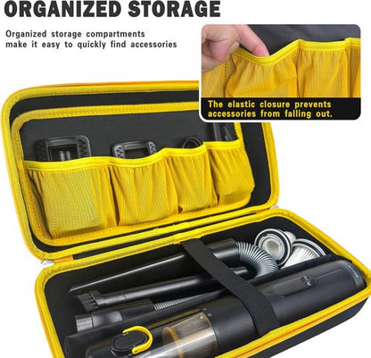 Fanttik Case for Slim V8/V10 Apex & Mate | Portable Hard Storage with Divider & Mesh Pocket