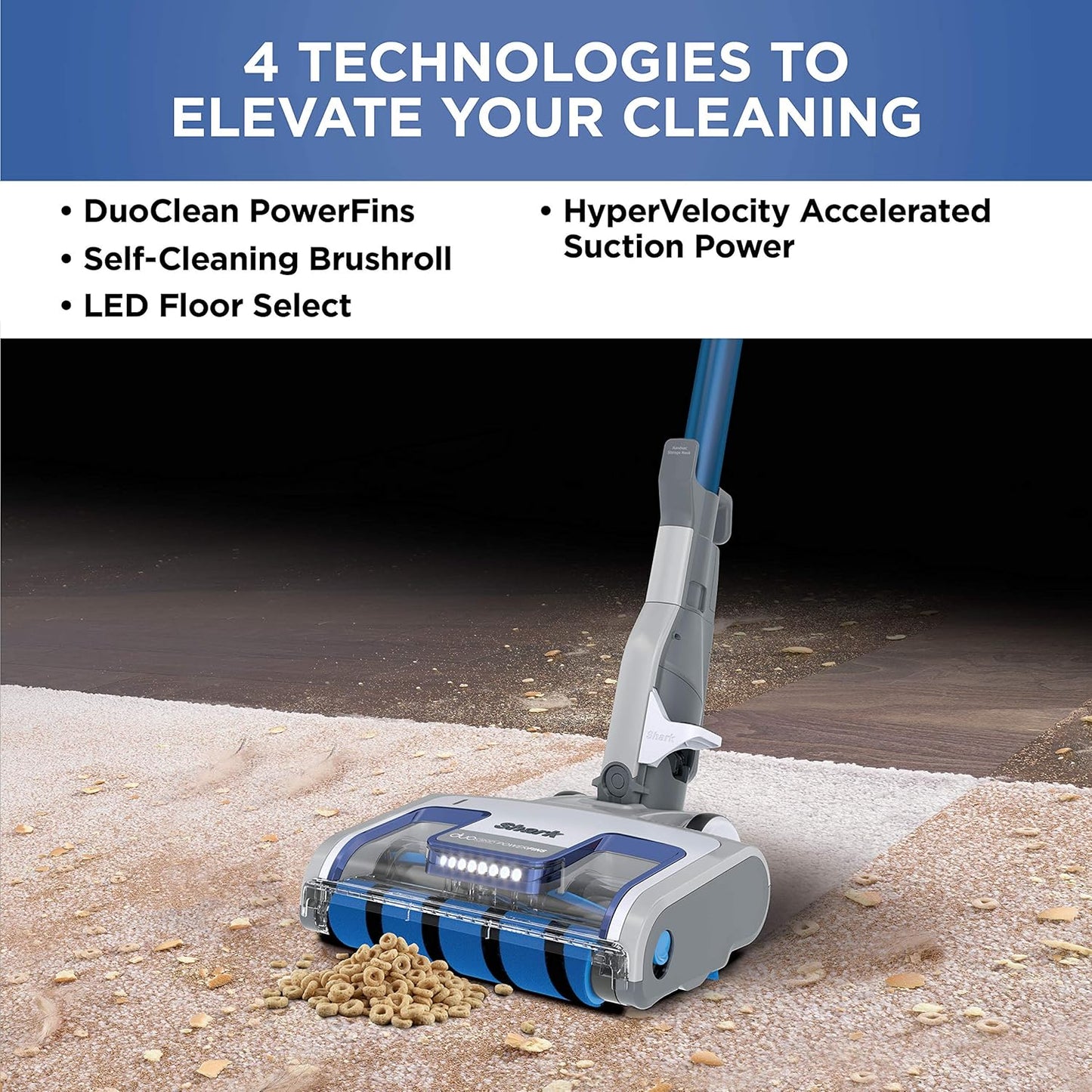 Shark Vertex Ultralight Corded Stick Vacuum Cleaner - Powerful Pet Hair Removal | Removable Handheld | 3 Attachments Included