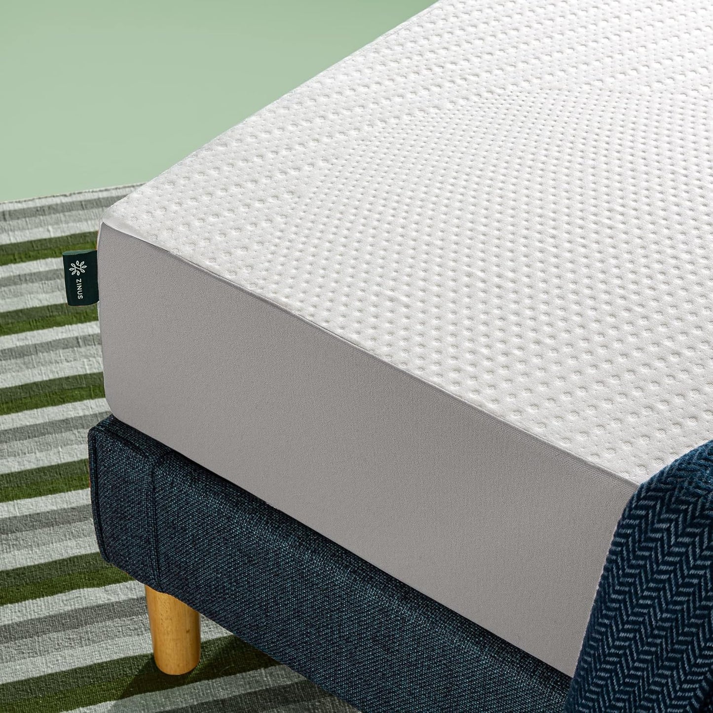 Zinus 8 Inch Twin Essential Foam Mattress - Affordable Cooling Comfort with Certified Safe Materials