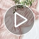 Dusty Pink Cheesecloth Table Runner 10ft Pack for Fall Birthday Party Home Decor