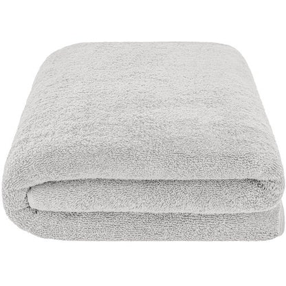 American Soft Linen 100% Cotton 600 GSM Turkish 40x80 Oversized Bath Towel Sheet, Extra Large Adult Towels for Bathroom, Silver Gray Bath Sheet