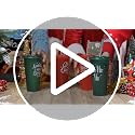 Christmas Plastic Cups with Lids & Straws - 50 Pack, 25 Oz, Reusable, Holiday Party Supplies, 10 Styles