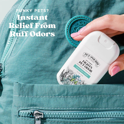 Poo-Pourri Pawsitively Fresh Pocket Deodorizer Spray - Natural Pet Odor Remover for Dogs & Cats - Vet Recommended