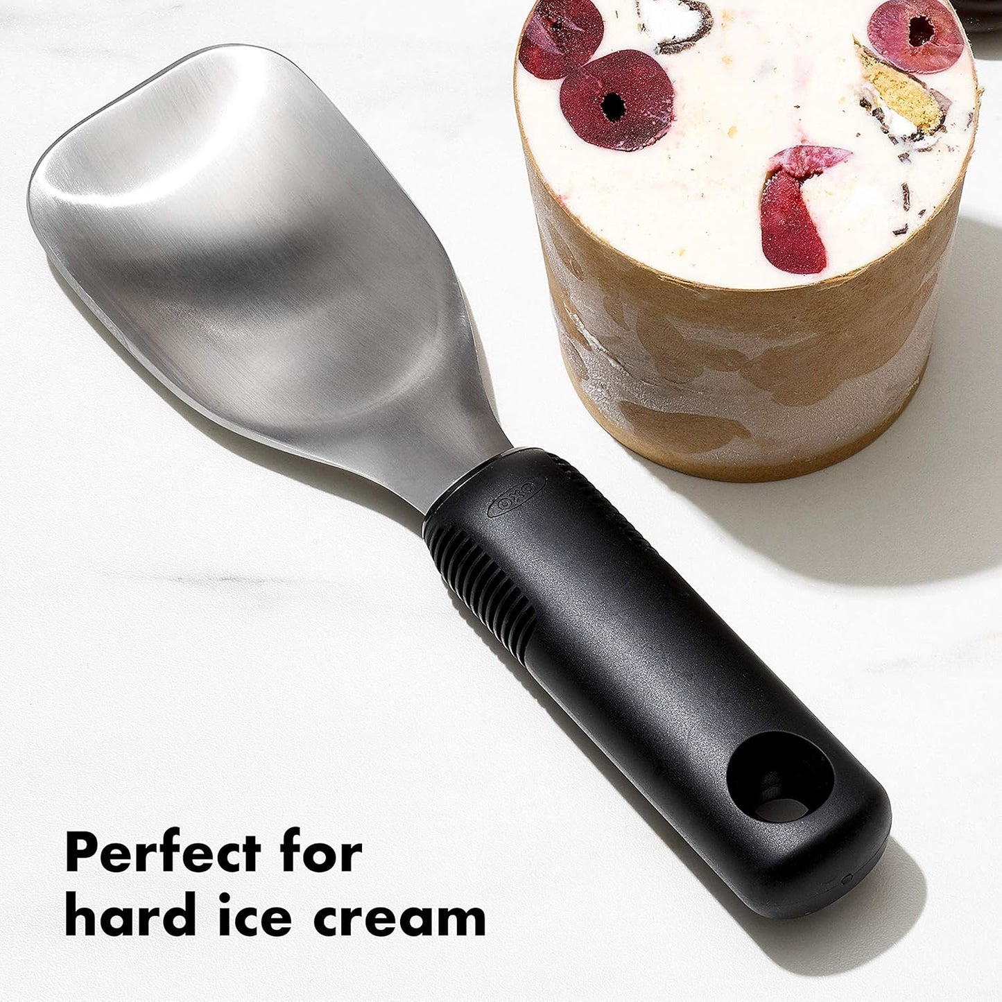 OXO Good Grips Stainless Steel Ice Cream Spade - Durable Design for Effortless Scooping