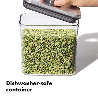 OXO STL Pop Small Square Mini Container - 0.4 QT/0.4 L | Airtight Food Storage Solution