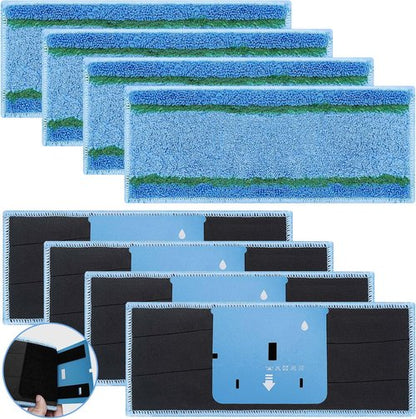 iRobot | 8-Pack Upgraded M6 Wet Mopping Pads - New Sticky Design, Washable & Reusable for Braava Jet M6 Series