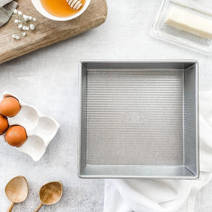 USA Pan Bakeware - Aluminized Steel 5-Piece Baking Set | Half Sheet, Cookie, Loaf, Square & Round Pans