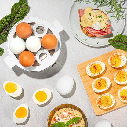 AROMA® Electric Egg Cooker - Easy Steamer & Poacher with XL Capacity for 7 Eggs