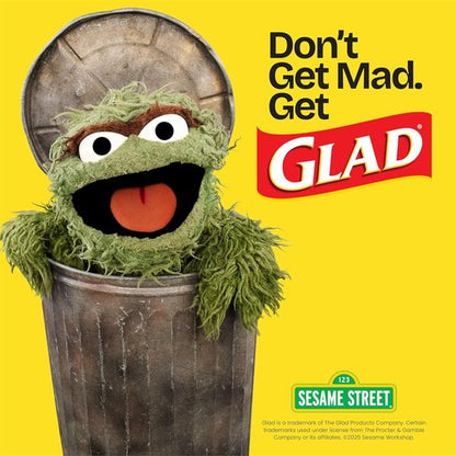 Glad ForceFlex Tall Kitchen Trash Bags - 13 Gallon, Gain Lavender Scent, 80 Count Pack