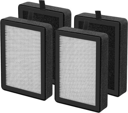 Levoit 4-Pack LV-H128 Replacement Filter - 3-in-1 Compatible Air Purifier Filter for LV-H128, PUURVSAS, ROVACS