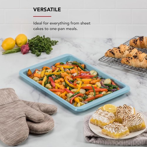 KitchenAid Nonstick Baking Sheet - 10x15in Aluminized Steel for Perfectly Baked Goods