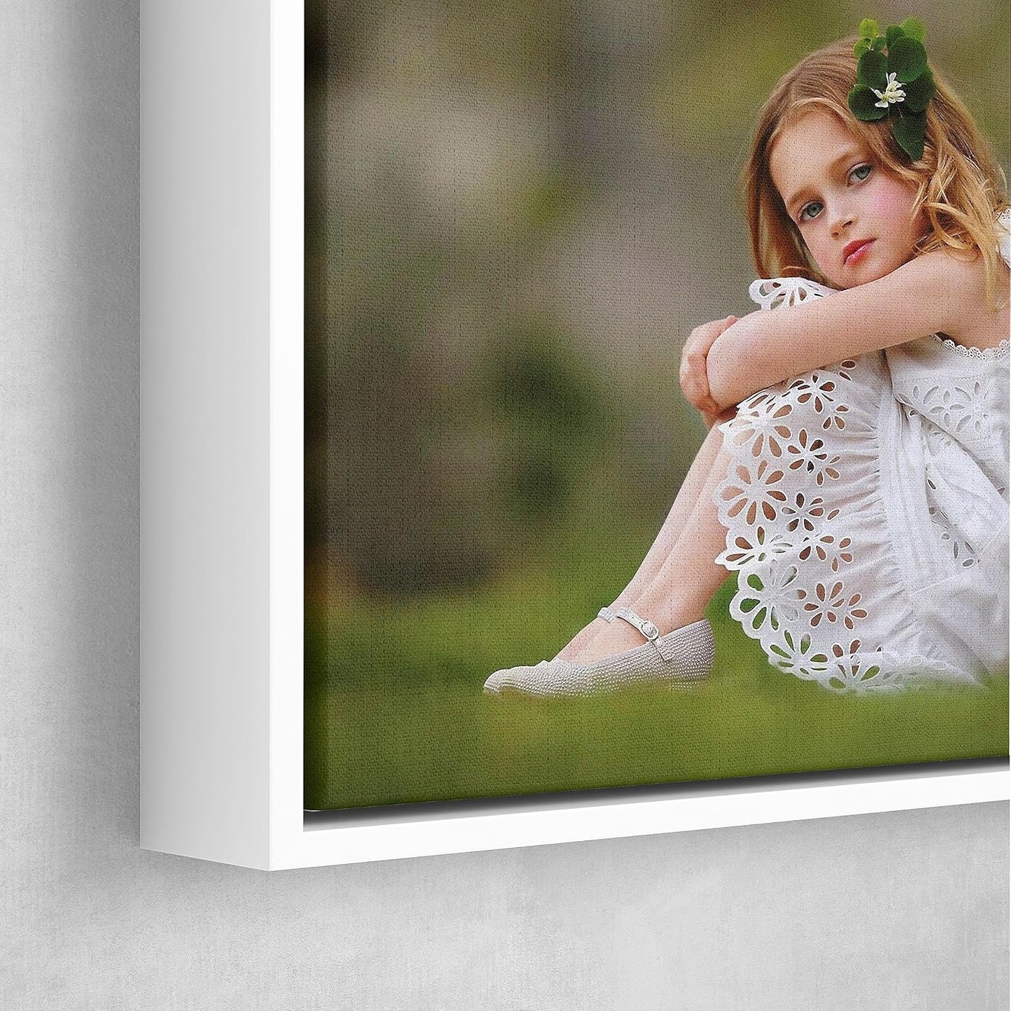 P&L ART - Personalized Custom Canvas Prints | Transform Your Photos into Stunning Wall Art - 16x24" White