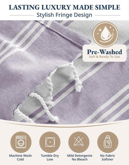 LANE LINEN Beach Towel 2 Pack - Pool Towel Oversized, Pre-Washed Extra Large Beach Towels, Sandless Beach Towel, Quick Dry Travel Towel, Large Pool Towels, 39"x71" - Day Break