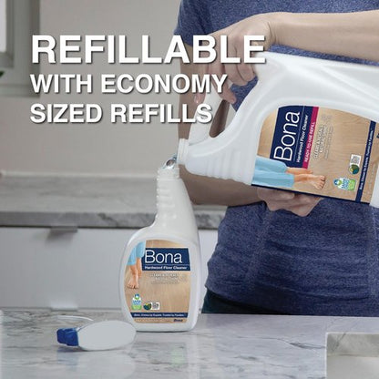 Bona Hardwood Floor Cleaner Spray - Residue-Free Solution for Wood Floors - 32 fl oz
