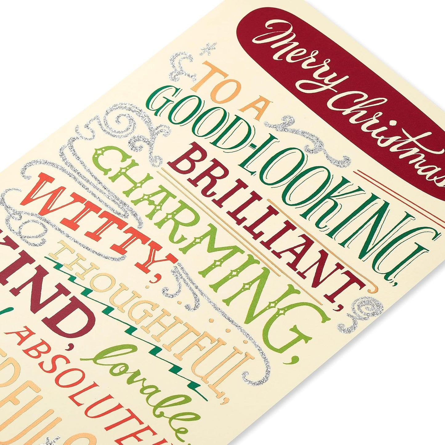 American Greetings Funny Christmas Card - Silly Holiday Greeting for Son | Celebrating His Wonderful Traits