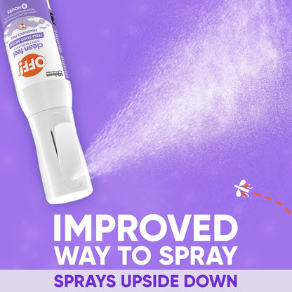 Off! Clean Feel Insect Repellent - Fragrance-Free Picaridin Bug Spray for Lasting Protection | 6 oz