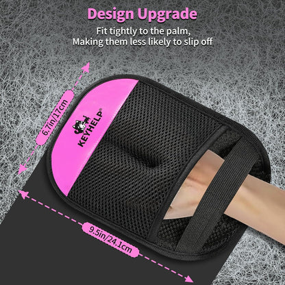 Skiennix Pet Hair Removal Glove - Upgraded Reusable Electrostatic Brush for Dogs & Cats | Pink