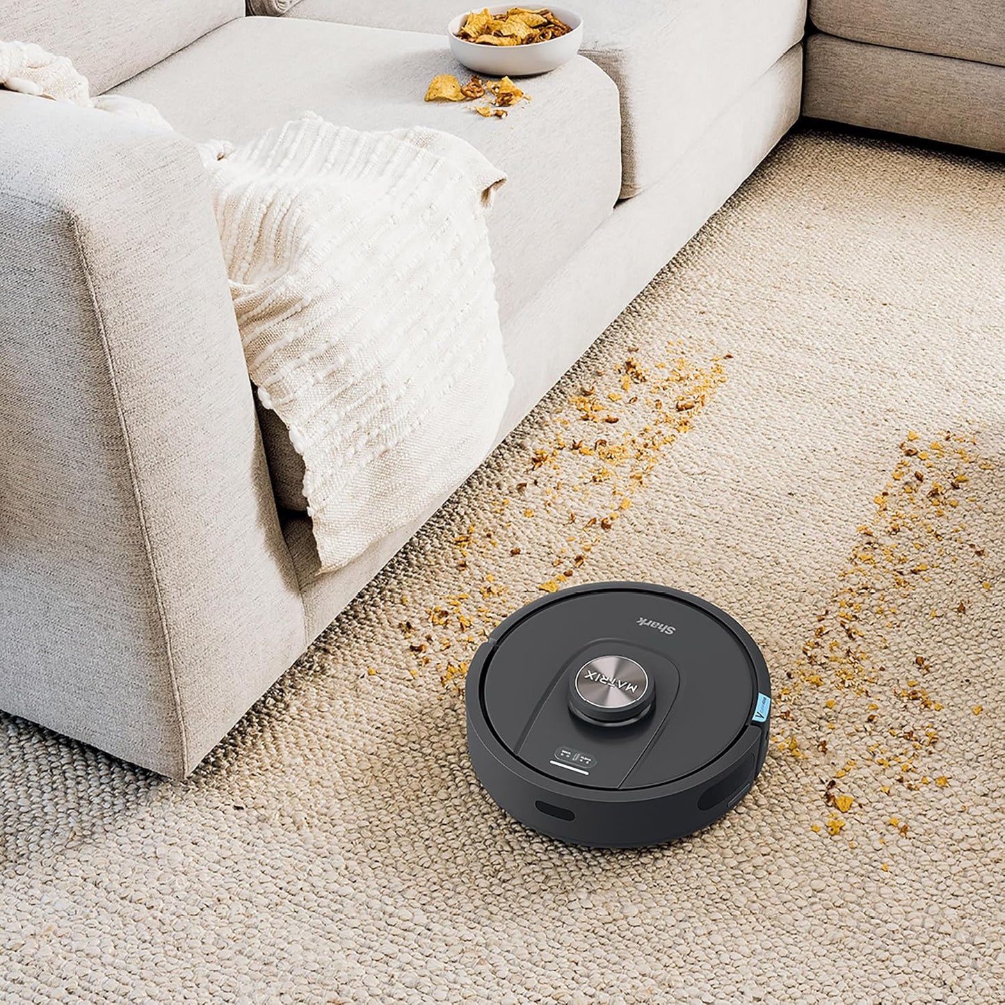 Shark UR2360S Ultra Robot Vacuum - Matrix Clean, Precision Mapping, Self-Empty Base, Black