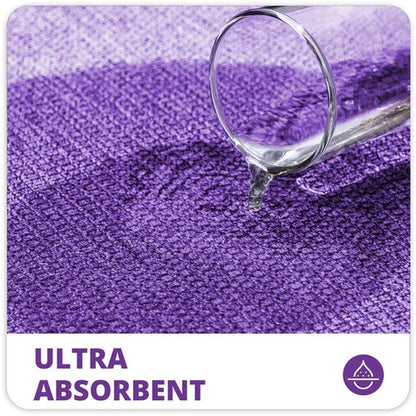 Bosap Bath Mat,Ultra Thin Bathroom Runner Rugs,Large Bath Mats for Bathroom,Quick Dry,Non-Slip,Machine Washable,Low Pile,Bath Rug,Shower Outside,Sink,Home Decor Accessories.Purple,2'x5'（24x60inch）