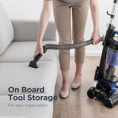 Eureka Powerful Lightweight Upright Vacuum Cleaner - Ideal for Carpet & Hard Floors | Blue & Black