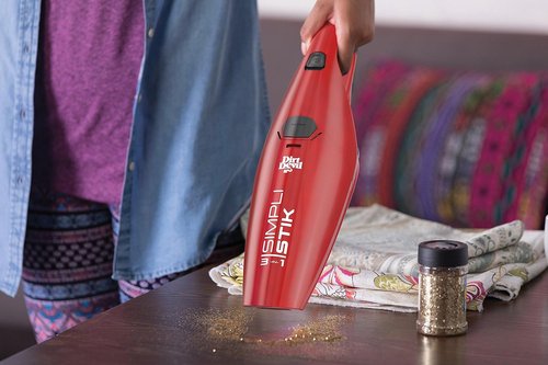 Dirt Devil Simpli-Stik Lightweight Corded Bagless Stick Vacuum - Compact & Versatile, Red