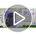 Lavender Hydrangea Artificial Flowers Bulk Set 150 Pieces, 7.48 Inch
