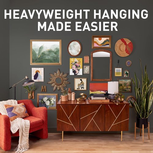Command X-Large Picture Hanging Strips & 3M CLAW 45 lb. Drywall Hangers Bundle | 4 Hangers, 4 Spot Markers, 10 Strips