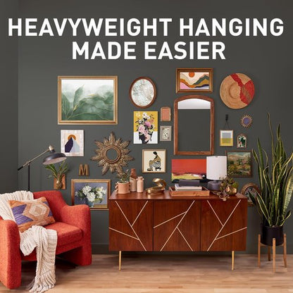 Command X-Large Picture Hanging Strips & 3M CLAW 45 lb. Drywall Hangers Bundle | 4 Hangers, 4 Spot Markers, 10 Strips
