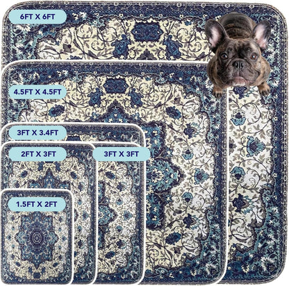 PUPIBOO Washable Dog & Cat Pee Pads - Super Absorbent, 100% Waterproof, Non-Slip Training Pads | Reusable & Leak-Proof