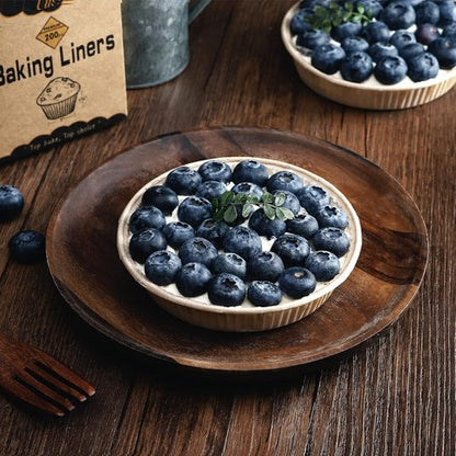 Bake Choice Mini Tart Pans - 50pcs Non-Stick 4-Inch Disposable Baking Tins | Oven & Microwave Safe