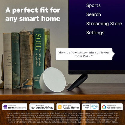 Roku Streaming Stick 4K - HDR & Dolby Vision Streaming Device with Voice Remote & Long-Range Wi-Fi