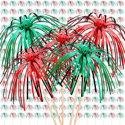 Variation of THIS listing: 150 Pcs Christmas Cocktail Picks - Cupcake Toppers