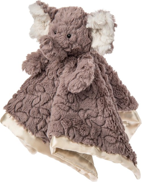 Mary Meyer Baby Lovey Putty Security Blanket - Soft Elephant Stuffed Animal Toy for Newborns & Toddlers | 13 x 13 Inches