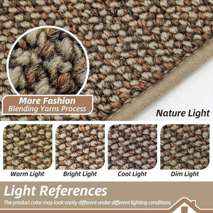 BEQHAUSE Dirt Trapper Door Mat - Non-Slip, Washable, Absorbent 24" x 36" Entryway Mat in Beige