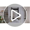 Farmhouse Bathroom Mirror 30x36 Inch Black Wall Mirror Rustic Style